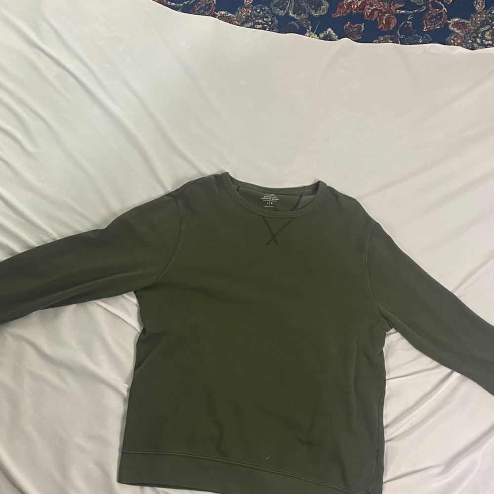 Old Navy Men's Crewneck Sweater - Olive Green